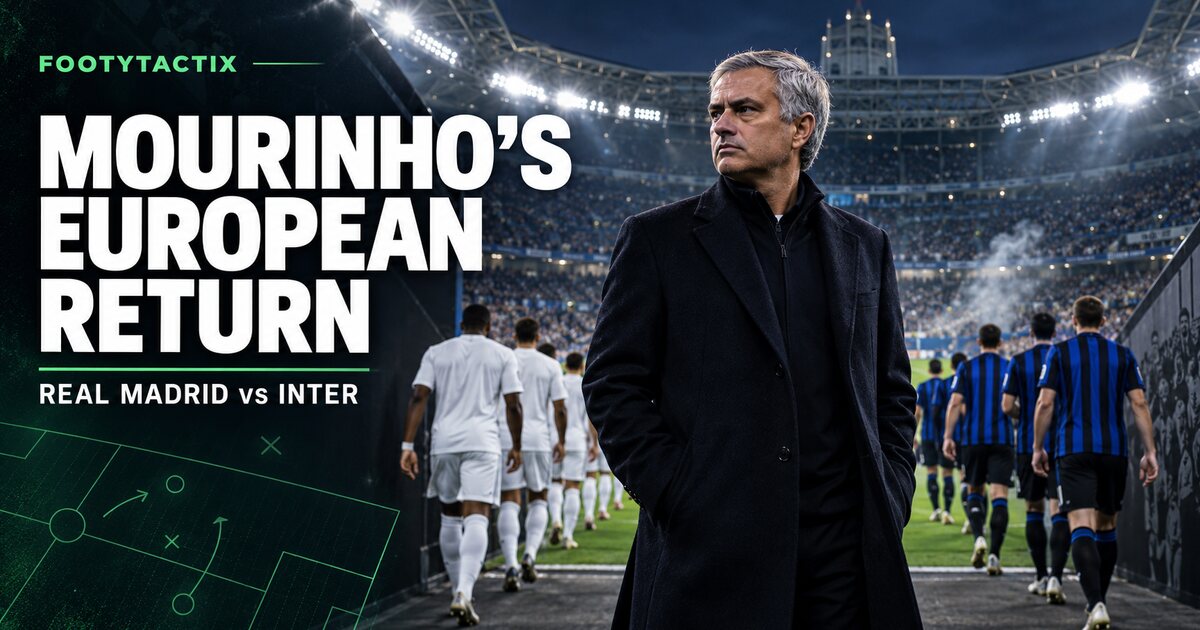 Mourinho’s Real Madrid Return Faces First European Test Against Inter