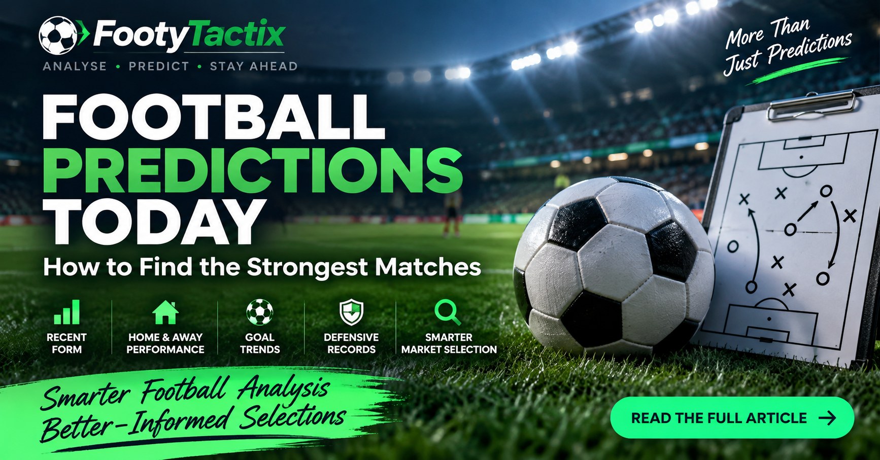 Football Predictions Today: How to Find the Strongest Matches