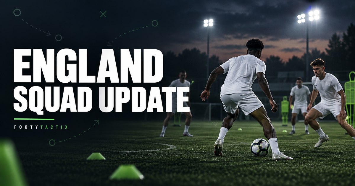 England Lose Five Players Ahead of Spain Nations League Opener