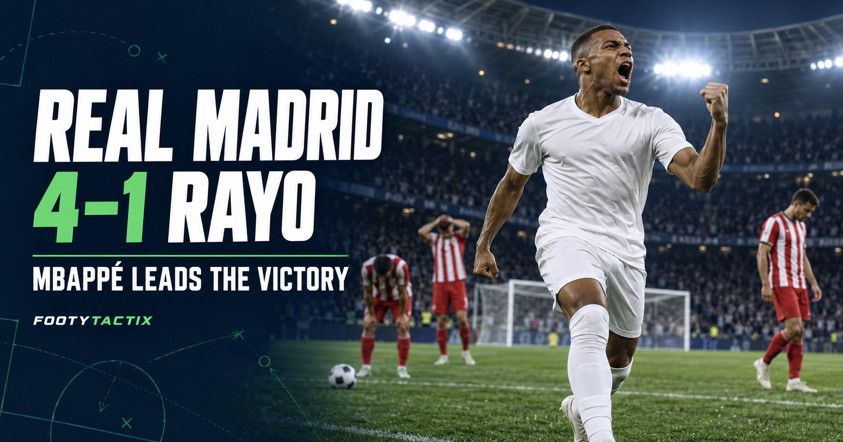 Real Madrid 4–1 Rayo Vallecano: Mbappé Leads Bernabéu Victory